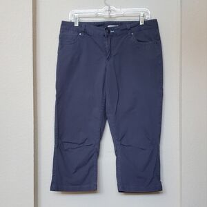 Toad&Co Women's Cropped Ankle Pants in Navy